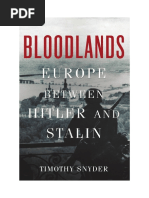 Timothy Snyder Bloodlands Ethnic Cleansing PDF