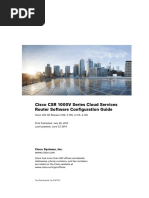 Cisco CSR 1000V Series Cloud Services Router Software Configuration Guide