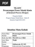 TK 4153 Perancangan Proses Teknik Kimia (Chemical Process Design)