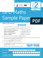 ISFO Sample Paper Math 2