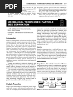 Mechanical Techniques - Particle Size Separation PDF