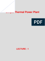 Simple Thermal Power Plant