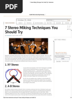 7 Stereo Miking Techniques You Should Try - Sweetwater