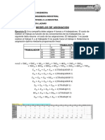 PROGRAMACIÓN LINEAL - Asignación