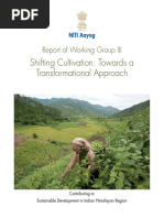 Shifting Cultivation Report by NITI Aayog 2018