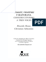 Rosas Ricardo Y Sebastian Christian - Piaget Vigotski Maturana - Constructivismo A Tres Voces PDF