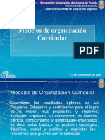 2 MODELOS DE ORGANIZACIóN CURRICULAR