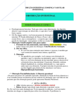 Obstrução e Doença Vascular Intestinal