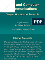 Data and Computer Communications: - Internet Protocols