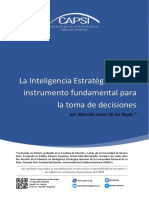 La Inteligencia Estratégica Como Instrumento Fundamental para La Toma de Decisiones