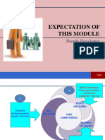 Expectation of This Module: People Developer