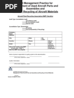 Afra Self Audit Checklst Blank Editable PDF