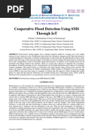 Cooperative Flood Detection Using Sms Through Iot