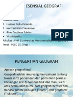 Konsep Esensial Geografi