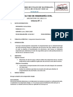 INFORME - Compresión Uniaxial