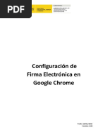 Configuracion Firma Electronica Google Chrome Plataforma SRX