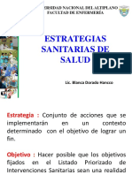 Estrategias Sanitarias Minsa 2018