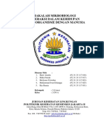 Makalah Mikrobiologi Interaksi Dalam Kehidupan Mikroorganisme Dengan Manusia