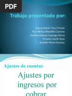 Ajustes Por Ingresos Por Cobrar