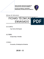 Fichas Técnicas de Envasado