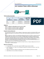 11.2.4.7 Lab - Examining Telnet and SSH in Wireshark PDF