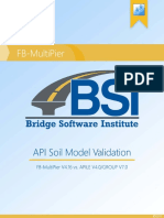 API Soil Model Validation