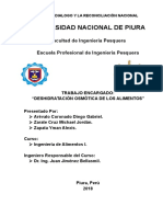 Deshidratacion Osmotica de Los Alimentos - Ingenieria de Alimentos 1