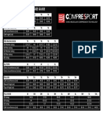 Compressport Size Guide: For Quad & Shorts T1 T2 T3 T4
