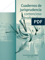 Cuaderno de Jurisprudencia Contencioso Administrativo PDF