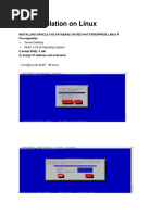 10g Installation On Linux