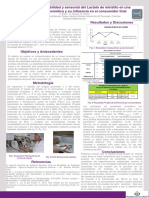 Poster Estudios de Estabilidad y Sensorial Del Lactato de Miristilo en Formulación Cosmética y Su Influencia Consumidor Final