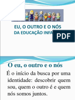 Campo de Experiencia O Eu, o Outro e o Nós - Educação Infantil