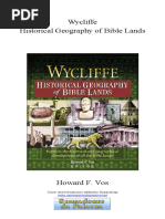 Wycliffe - Historical Geography of Bible Lands