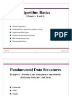 Algorithm Basics: (Chapters: 1 and 2)