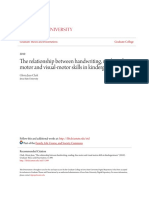 The Relationship Between Handwriting Reading Fine Motor and Vis