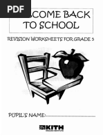 English Worksheets 5 Years Dossier5e