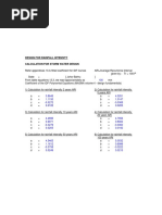 Design For Rainfall Intensity Calculation For Storm Water Design