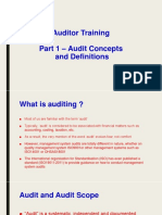 Auditor Training Part 1 - Auditing Concepts