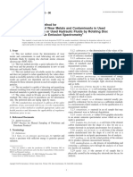 Determination of Wear Metals and Contaminants in Used Lubricating Oils or Used Hydraulic Fluids by Rotating Disc Electrode Atomic Emission Spectrometry