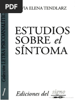 Silvia Tendlarz - Estudios Sobre El Síntoma PDF