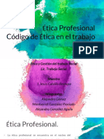 Código de Ética Del Trabajo Social.