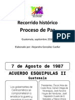 Linea de Tiempo Acuerdos de Paz Guatemala 1996