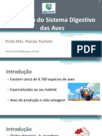 Fisiologia Do Sistema Digestivo Das Aves