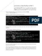 Bases de Datos Con PHP y Mysql