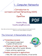 Cmpe 252A: Computer Networks: An Introduction To Software Defined Networking (SDN) & Openflow