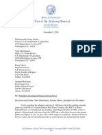 Becerra Letter To USDA Regarding Wild Horse Slaughter