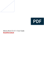 Hirens Boot CD 15 1 User Guide