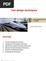 Test Design Techniques: INF3121/ 12.02.2015 / © Raluca Florea