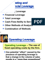 Operating and Financial Leverage