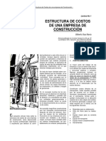 3-Estructuras de Costos de Una Empresa de Construcción